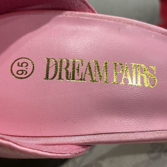 Dream Pairs Women’s Ankle Strap High Heel Stiletto Sandals Shoes‎ Sz 9.5 Pink - Picture 10 of 11